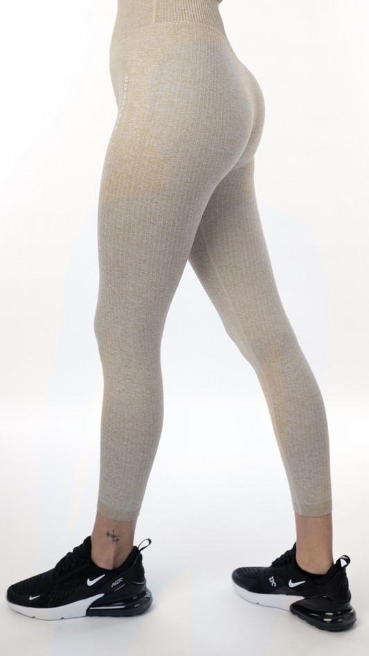 RIBBADE TIGHTS - Beige